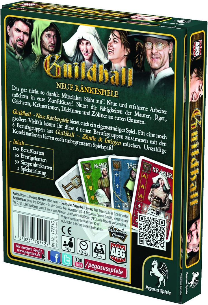 Pegasus Spiele Guildhall - Neue Ränkespiele (Kartenspiel)