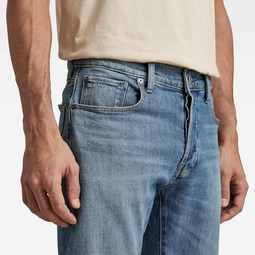 G-Star Herren Jeans 3301 Slim Style Jeans 27W / 30L Blau (Antique Faded Blue Opal Restored), 27W / 3