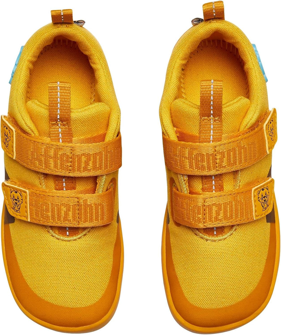 Affenzahn Barfussschuh Baumwolle Lucky Klettverschluss Vegan rutschfest Flexibel Reflektierend für