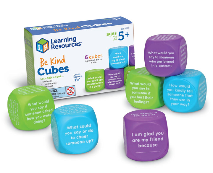 Learning Resources Die freundlichen Würfel, Lernmaterial bei Autismus, Sprachtherapie-Material, sozi