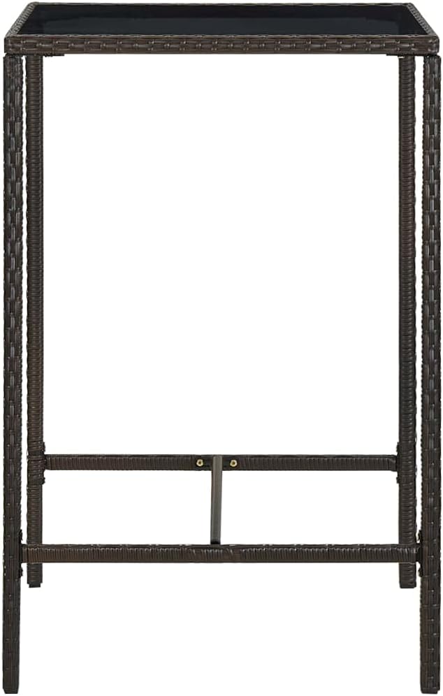 vidaXL Garten Bartisch Gartentisch Stehtisch Bistrotisch Partytisch Esstisch Terrassentisch Tresenti