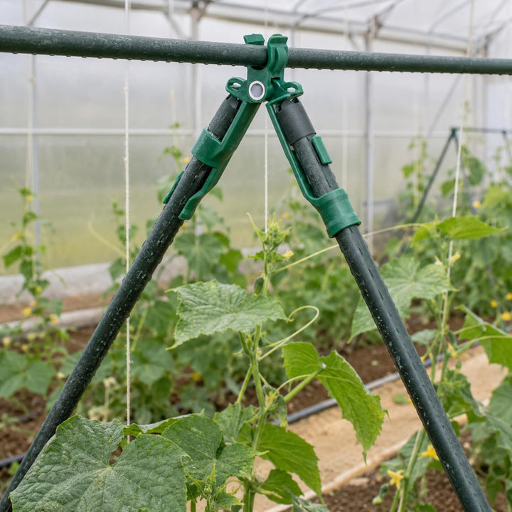 KADAX 18er Set Pflanzstab-Verbinder Ø 16 mm, Stabile Verbindung für Pflanzstäbe, Tomatenstäbe &amp; Rank