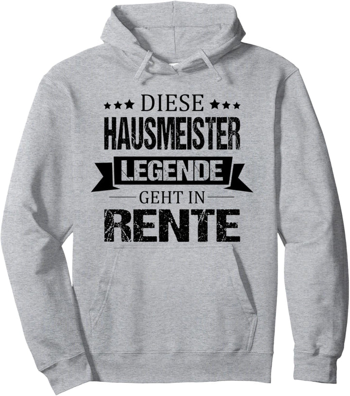 Diese Hausmeister Legende Geht In Rente Abschied Ruhestand Pullover Hoodie