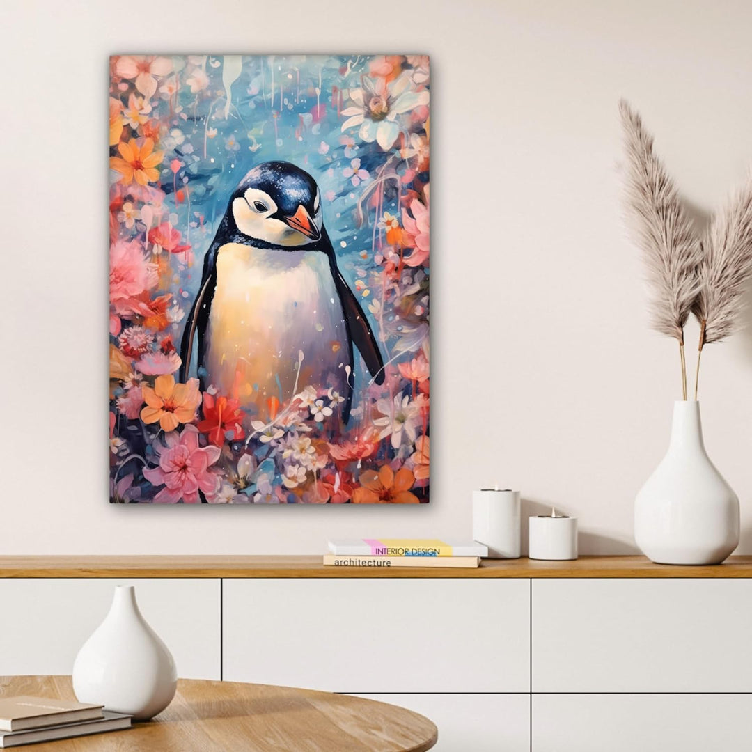 MuchoWow© Leinwand 60x80 cm Deko Schlafzimmer Aesthetic Leinwandbilder Wohnzimmer Gemälde Foto Gesch