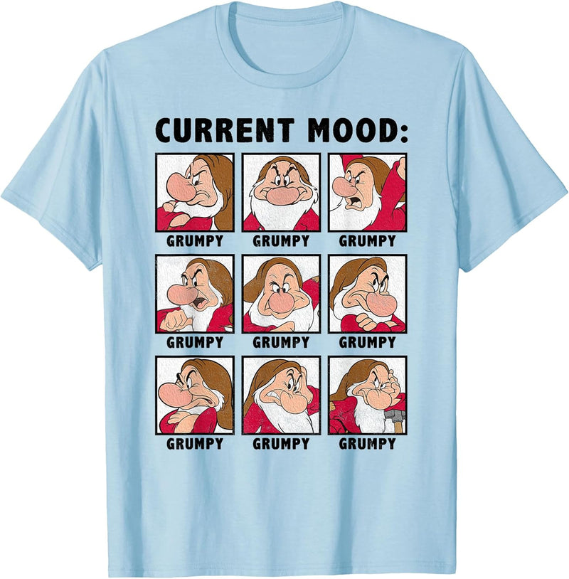 Disney Snow White Current Mood Always Grumpy Graphic T-Shirt