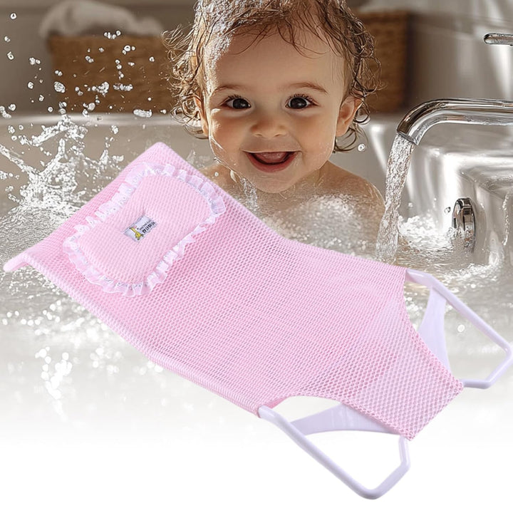 Baby-Badesitz-Stütznetz, Baby-Badewannen-Netzkissen, bequem, atmungsaktiv, Neugeborenen-Duschbademat