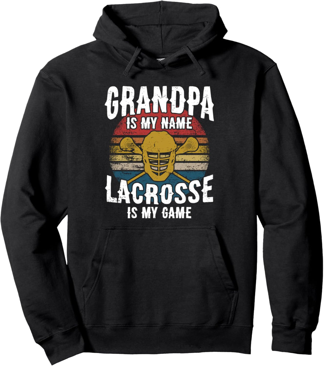 Lustiger Lacrosse Spruch Opa Grossvater Opi Enkel Grosseltern Pullover Hoodie