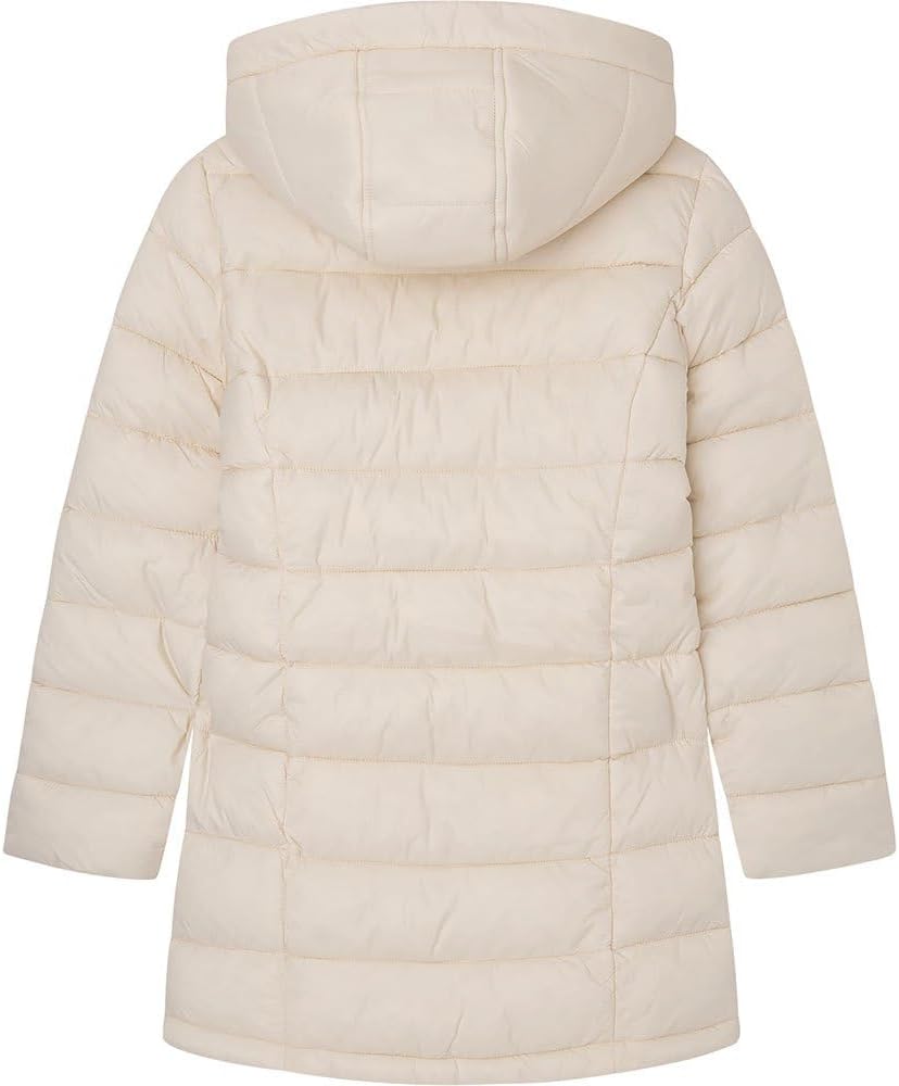 Pepe Jeans Mädchen Simone Long Jacket 14 Jahre White (Mousse), 14 Jahre White (Mousse)