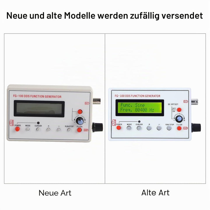 Signal Generator DC3.5-10V Funktionsgenerator FG-100 DDS Function Generator USB Wellenformfunktions