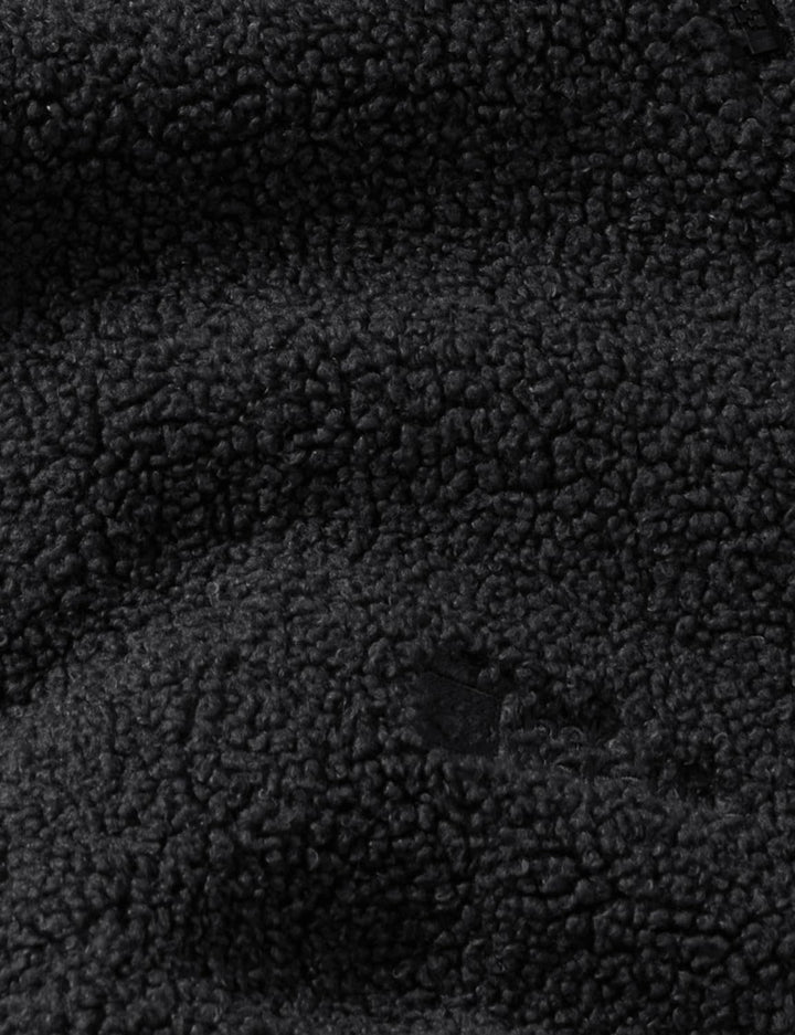 Jack Wolfskin Damen High Curl Coat W Fleece-Jacke, Schwarz