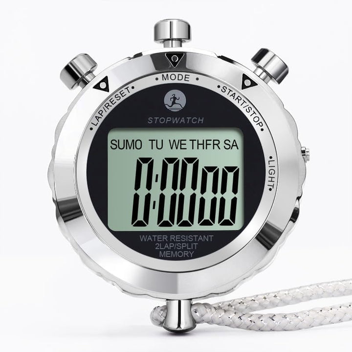 Rolilink Stoppuhr, Metall-Stoppuhr für Sport, wasserdicht, Stoppuhren, Timer für Sport und Wettbewer