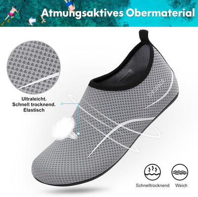 Sixspace Badeschuhe Wasserschuhe Strandschuhe Schnell Trocknend Schwimmschuhe Breathable Aquaschuhe