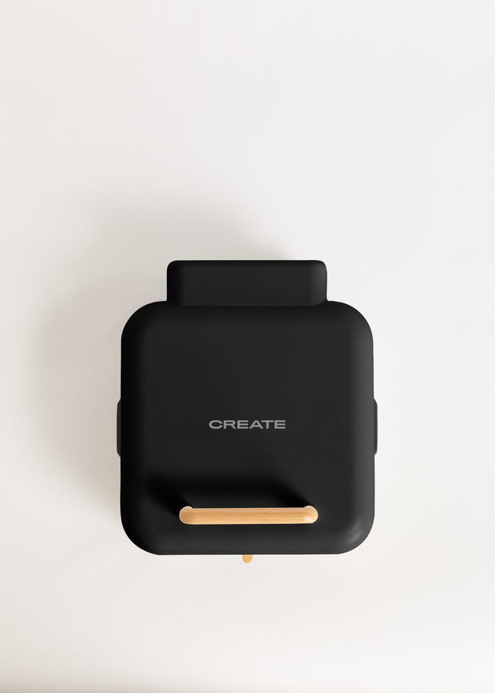 CREATE/STONE STUDIO PRO/Multifunktionsgrill mit 180º Öffnung Schwarz/Temperaturregelung, Antihaftbes