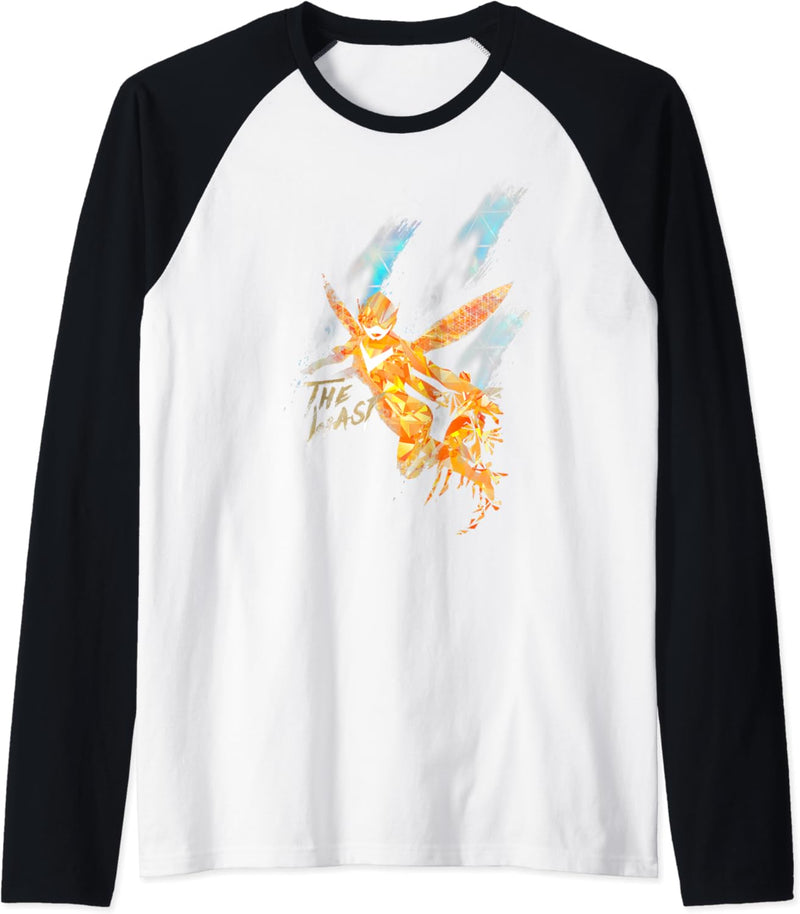 Marvel The Wasp Silhouette Watercolor Poster Raglan