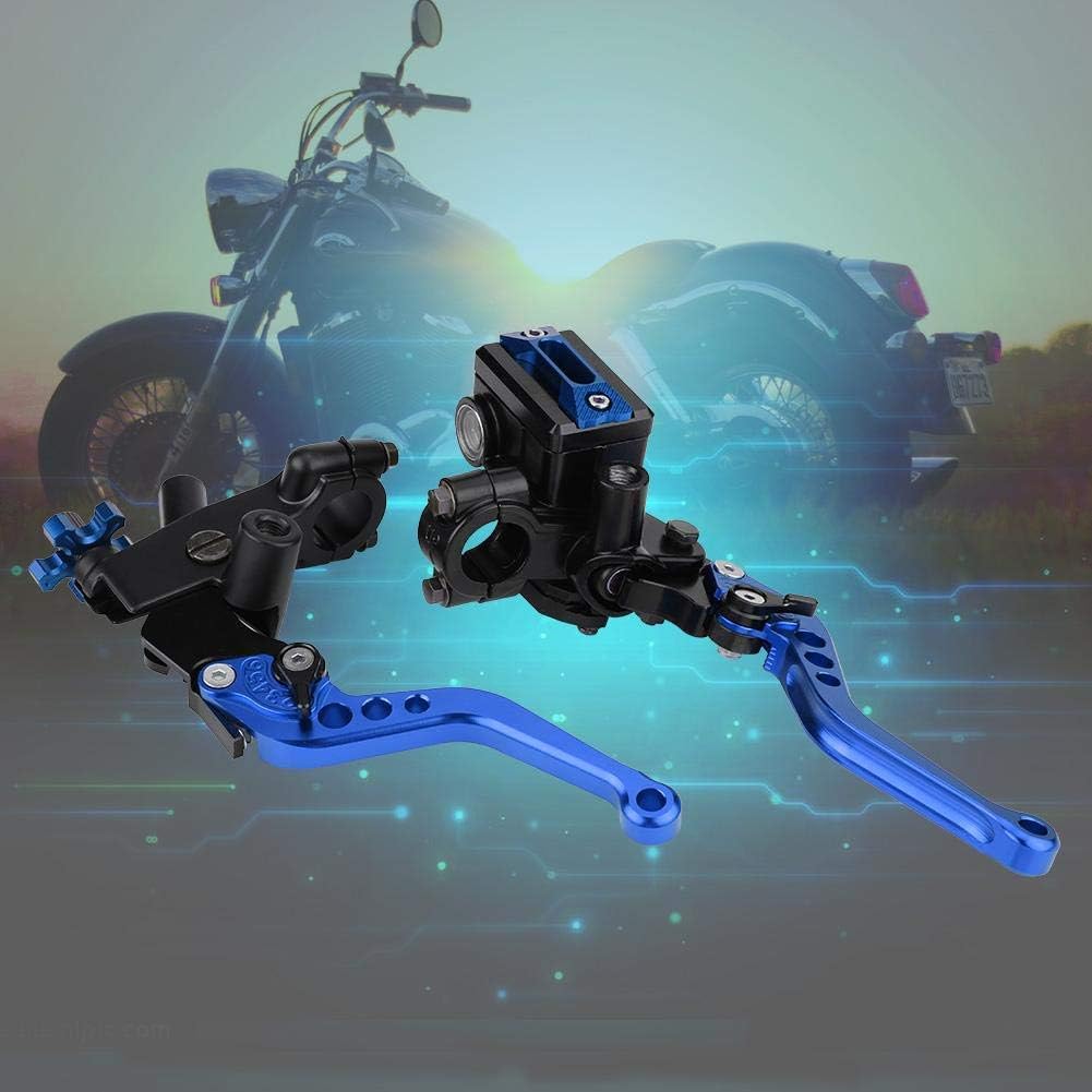 Qiilu 1 Paar Universal-Brems- und Kupplunghebel für Motorräder mit 7/8-Zoll-Lenker (22 mm), für Haup