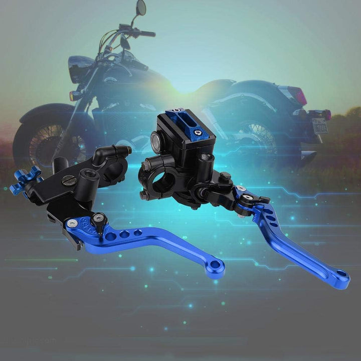 Qiilu 1 Paar Universal-Brems- und Kupplunghebel für Motorräder mit 7/8-Zoll-Lenker (22 mm), für Haup
