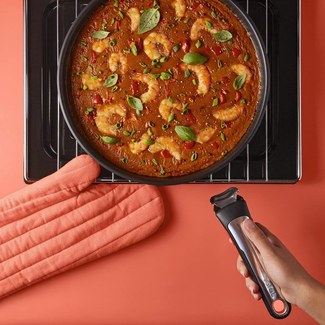 Tefal L98630 Ingenio Kunststoff-/Edelstahl-Griff | abnehmbarer Universalgriff | kompatibel mit allen
