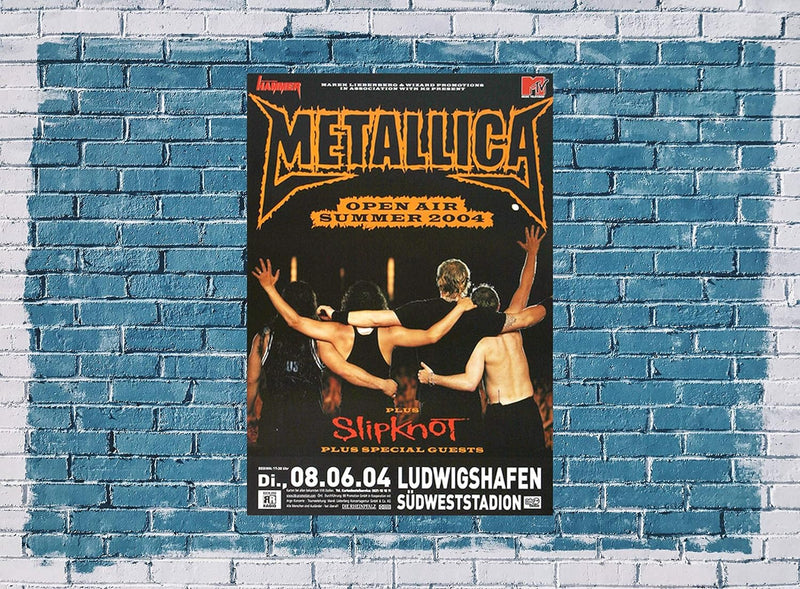 Metallica - Ludwigshafen, Tour 2004 » Konzertplakat/Premium Poster | Live Konzert Veranstaltung | DI