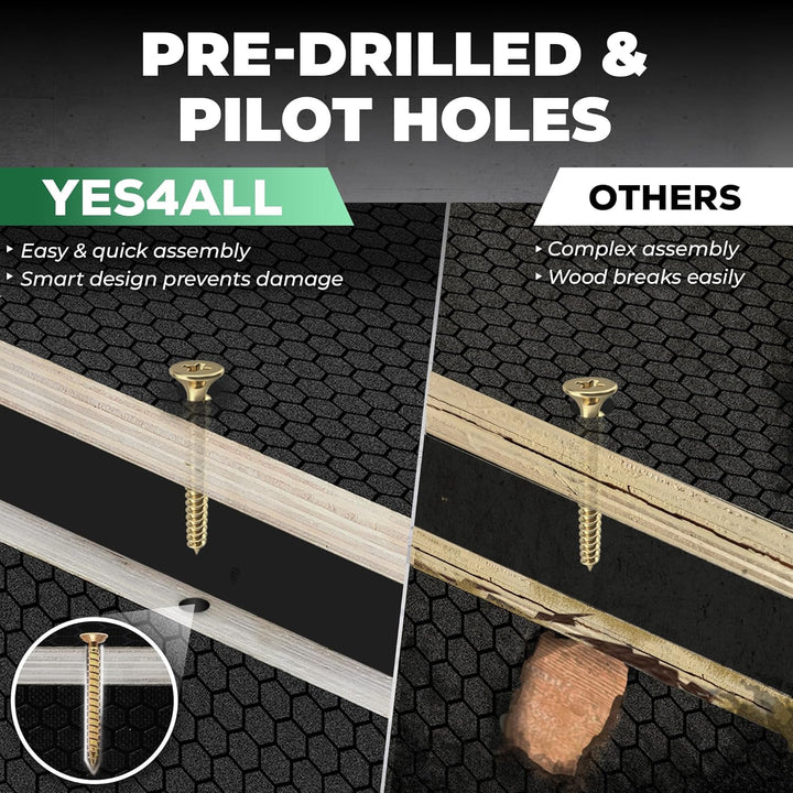 Yes4All 3-in-1 Plyometrische Box aus Holz – hält bis zu 204 kg – Vielseitige plyometrische Box für H