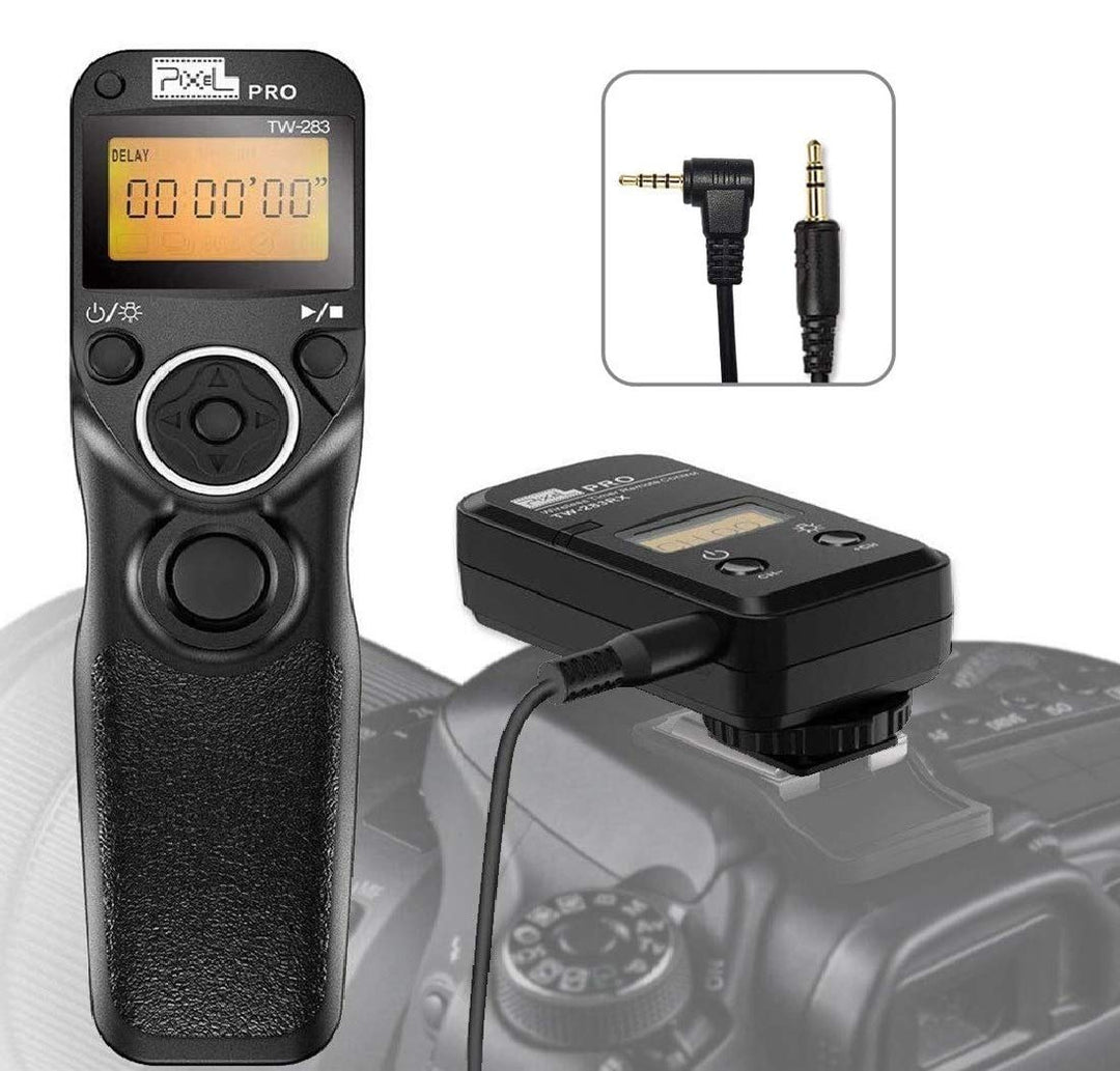 Pixel TW-283 L1 Timer-Fernauslöser Kamera Auslöser Intervalometer Fernsteuerung Kompatibel mit Panas