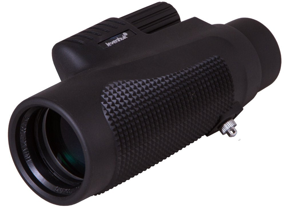 Levenhuk Wise 10x42 Hand-Fernrohr mit Durchgehend Mehrfachvergüteter Optik Aus BaK-4-Glas für Helle