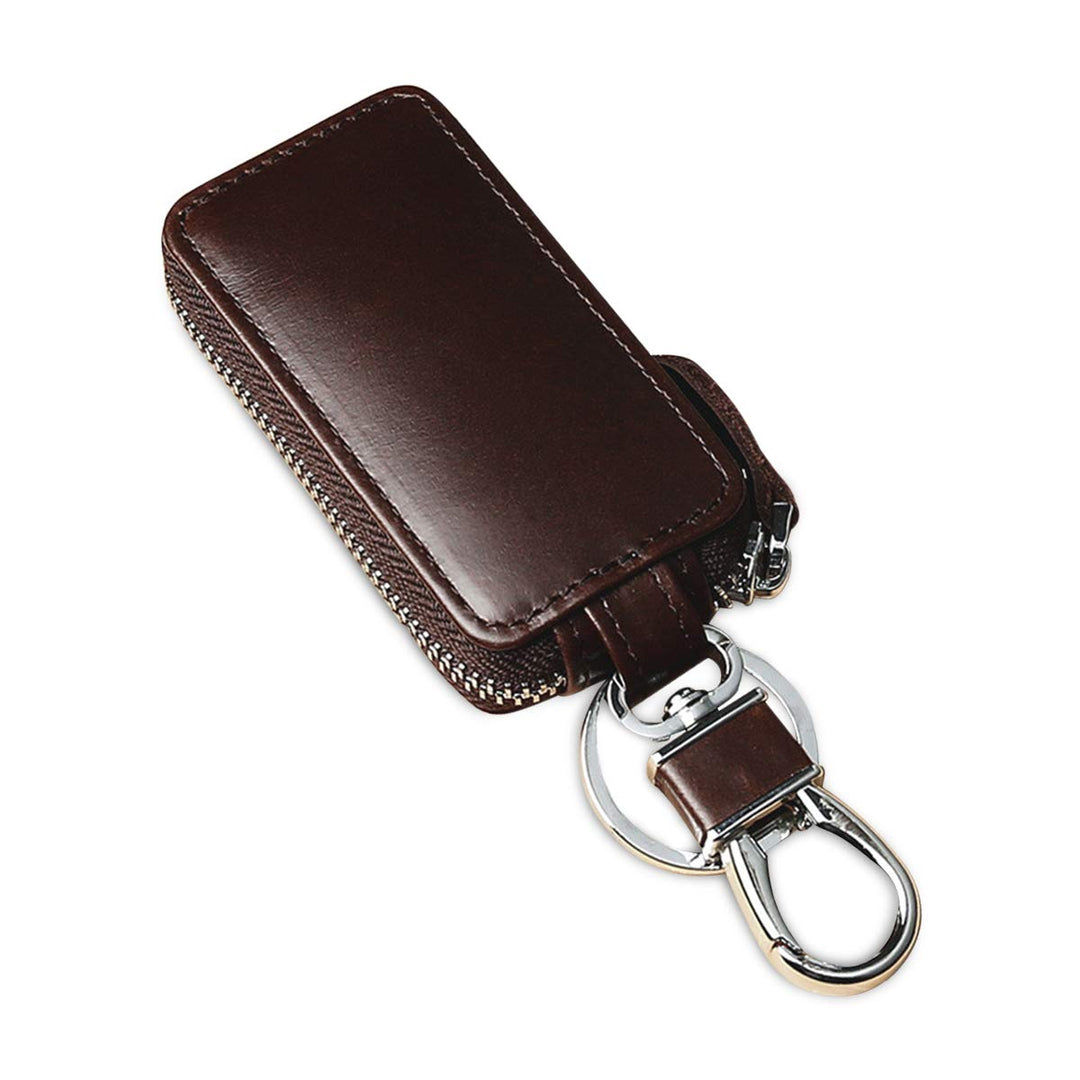 PORRASSO Leder Autoschlüssel Tasche Schlüsseletui Autoschlüssel Schlüsselmäppchen Auto Key Schlüssel