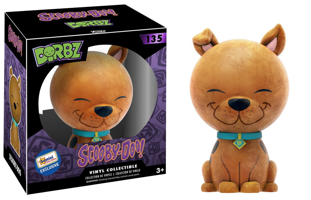 Funko - Figurine Scooby Doo - Scooby Doo Flocked Exclu Dorbz 8cm - 0889698114905