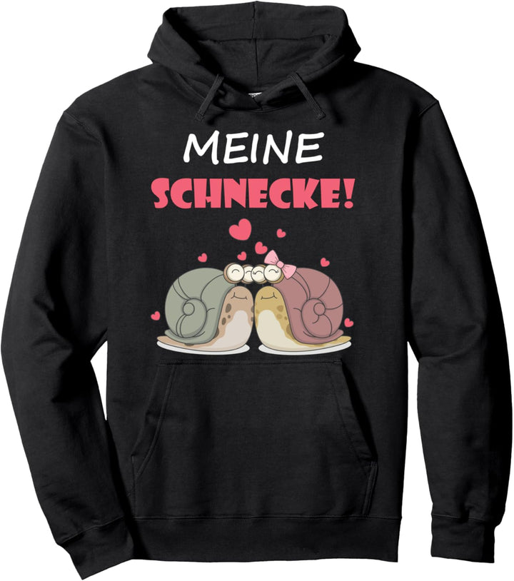Meine Schnecke - Liebespaar Herz Valentinstags Pärchen Pullover Hoodie