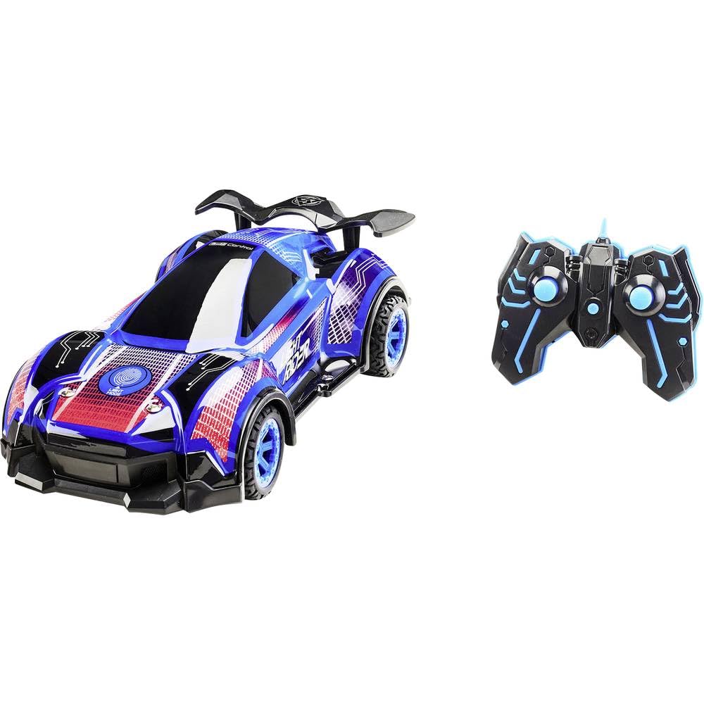 Revell RC Car Light Rider, Control Ferngesteuertes Auto mit besonderen Lichteffekten, 28 cm, Blau