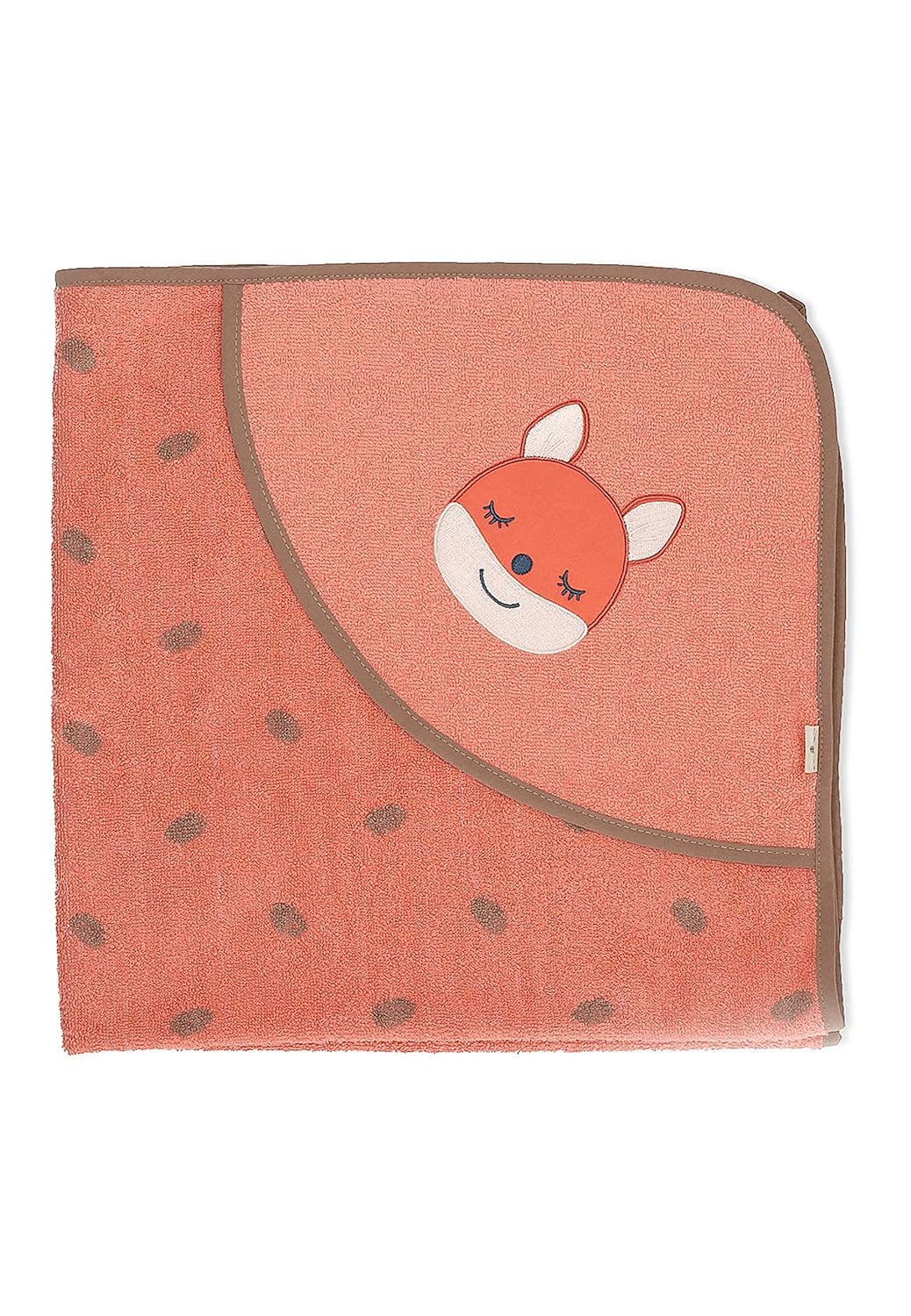 Sterntaler Baby Mädchen Badetuch Baby GOTS Enna - Badeponcho Baby, Kapuzenhandtuch, Badehandtuch Kin