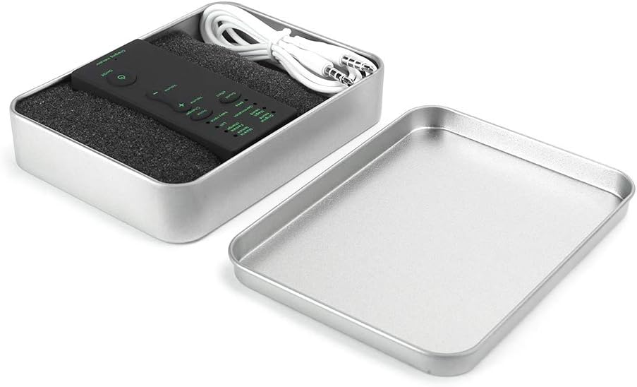 Dpofirs Voice Changer Soundkarte für Computer, Sound Converter mit 7 verschiedenen Sprachänderungen,