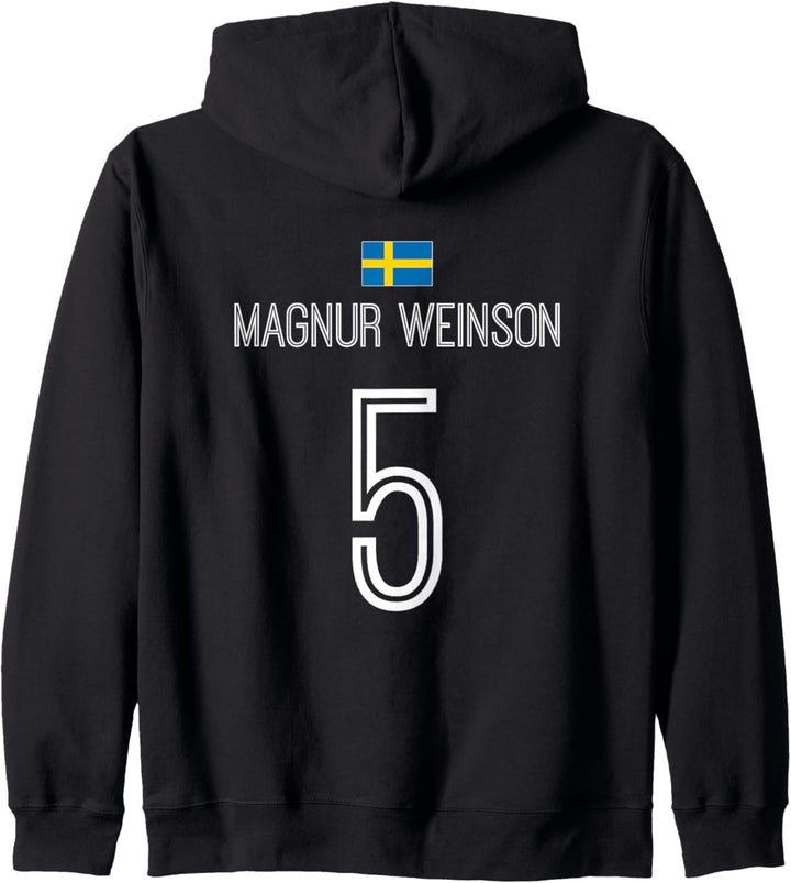 Schwedische Namen Sauf und Party Trikot Fussball Kapuzenjacke