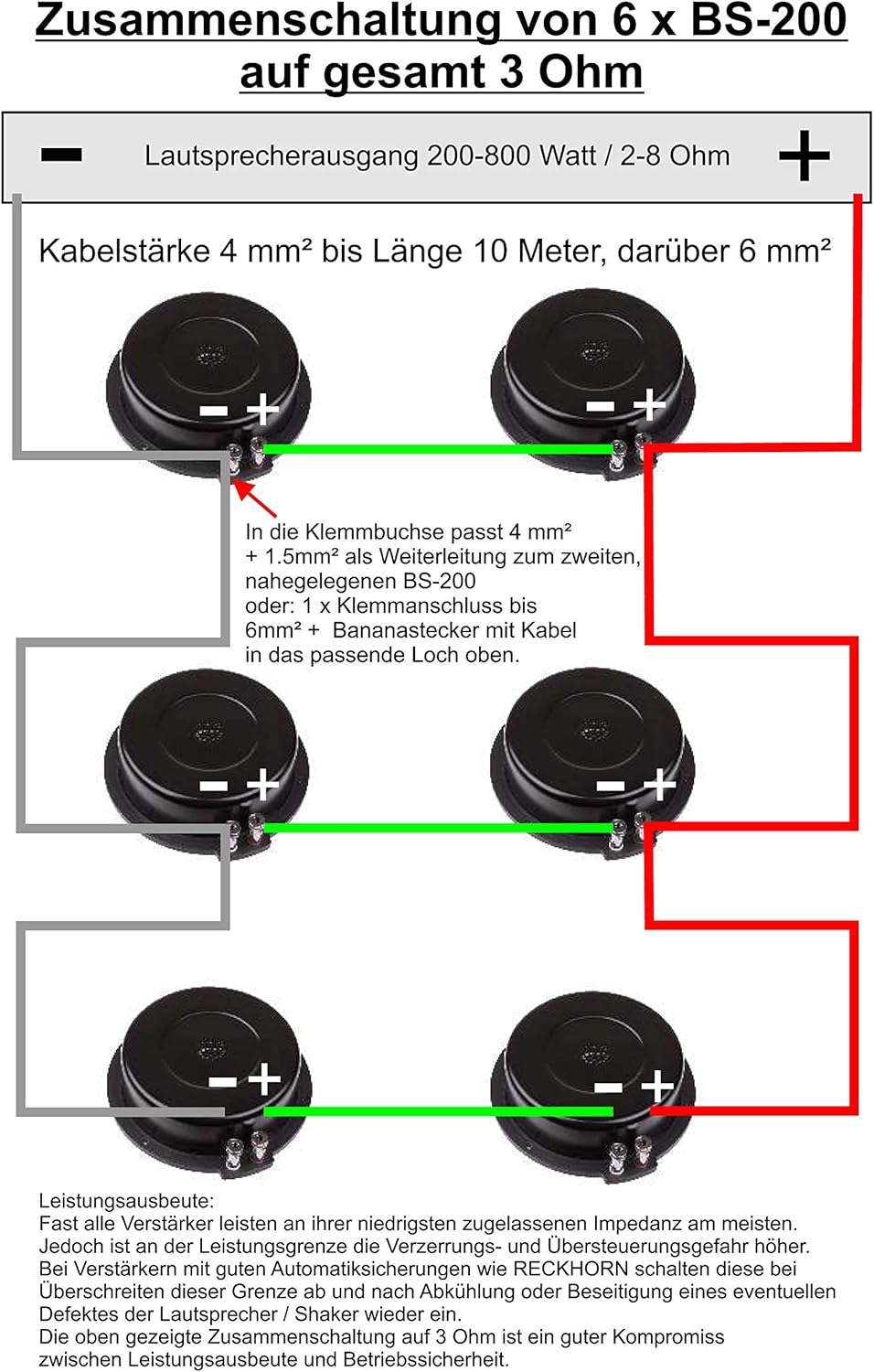 Bassshaker Körperschallwandler für Heimkino, Playseats + Therapie von Reckhorn