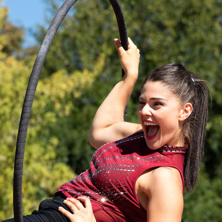 Play Juggling - Aerial Hoop fit für Luftakrobatik und Aerobic - Durchmesser 85 bis 110 cm - Befestig