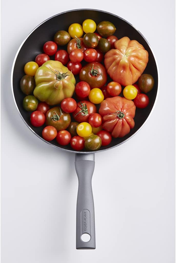 Moneta Eden Pfannen-Set, 24 – 28 cm, aus recyceltem Aluminium, hergestellt in Italien.