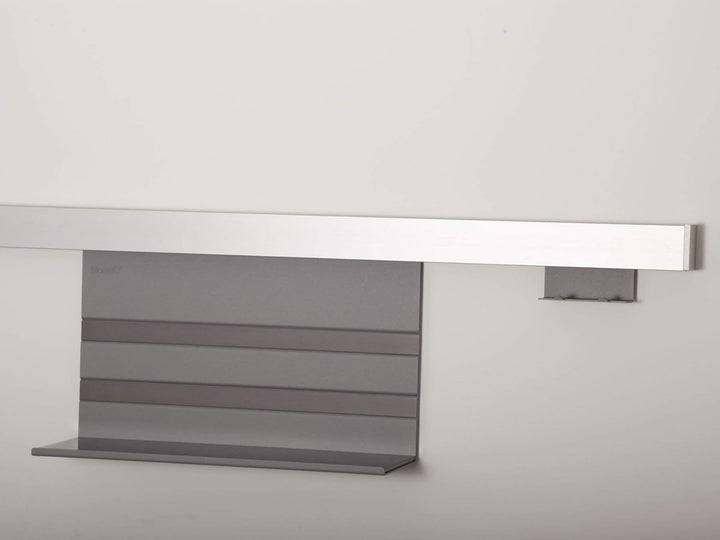 Linero MosaiQ Starterset Profilleiste 1200 mm + Universalablage + 2er Hakenleiste Titangrau exklusiv