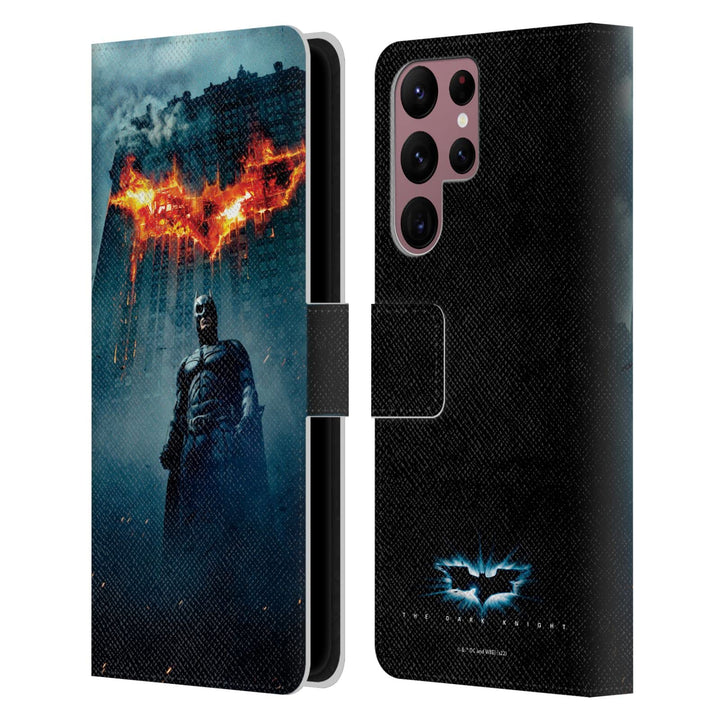 Head Case Designs Offizielle The Dark Knight Batman-Plakat Wichtige Kunst Leder-Wallet-Hülle Kompati