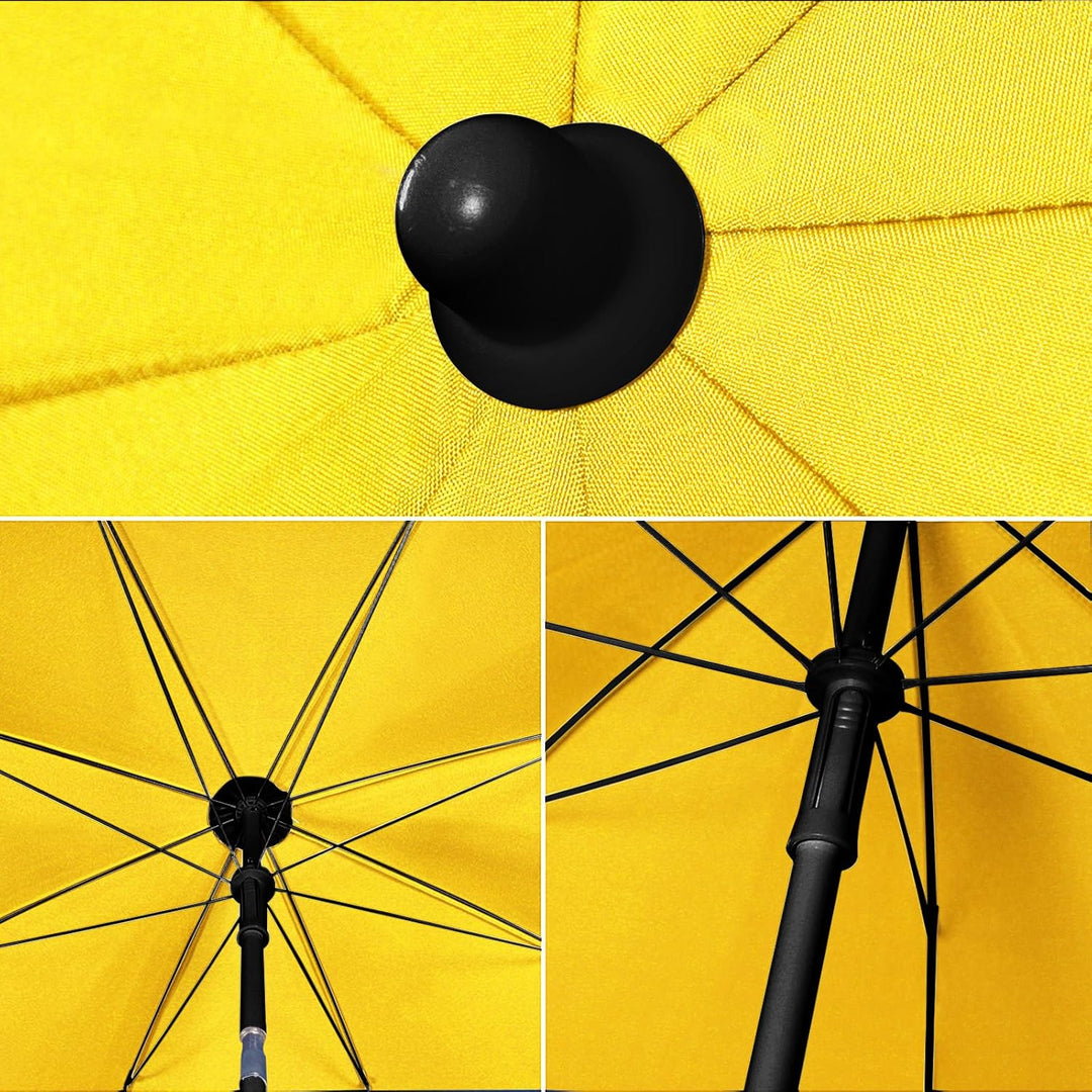 Sekey Sonnenschirm 160 cm mit Schutzhülle, Sonnenschirm Strand mit Neigungswinkel und Höhe verstellb