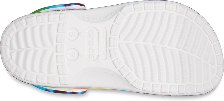 Crocs Unisex Baya Graphic Clog 39/40 EU Multi Tie Dye, 39/40 EU Multi Tie Dye