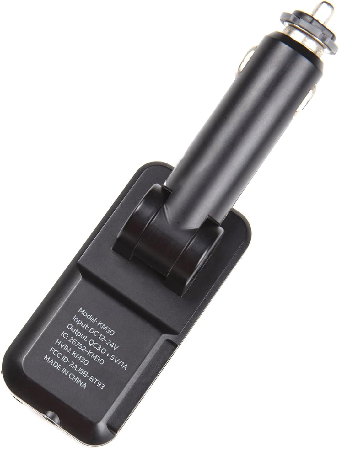 Nulaxy Bluetooth Adapter Auto, Starkes Mikrofon FM Transmitter Auto Bluetooth mit 1,8-Zoll-Farbbilds