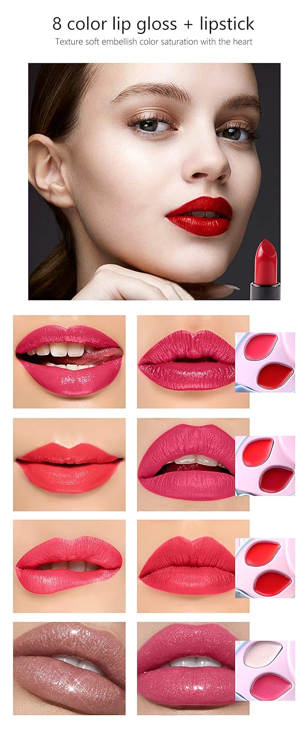 FantasyDay 40 Farben Multifunktions Exquisite Kosmetik Geschenkset Make-up Schmink Kit für Gesicht,