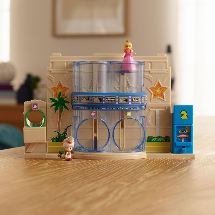 Der Super Mario Galaxy Movie – Gateway Galaxy Diorama-Set mit 3,8 cm grosser Prinzessin Peach- und e