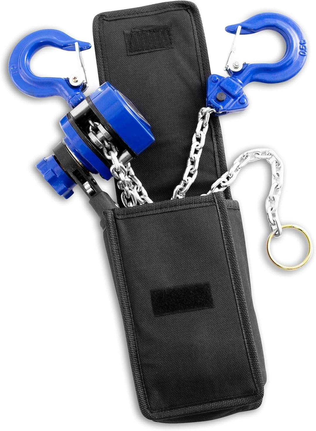 Pallit Mini Hebelzug POCKET | 250 kg | 1,5 m Kettenlänge | stabiles Aluminiumgehäuse | extra leicht