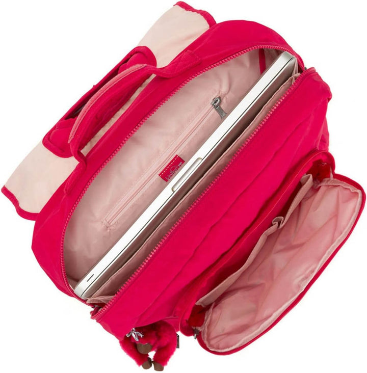 Kipling INIKO Schultasche mit Gepolsterten Schulterriemen True Pink, True Pink