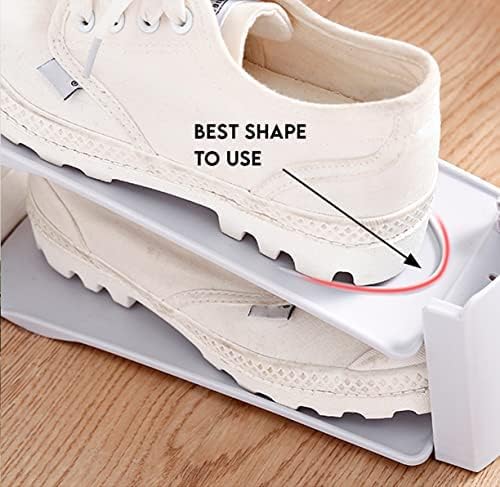 Schuhorganizer Platzsparend, rutschfest Schuhe Schrank, Schuhregal 3 Höhenverstellbar Mit Allen Arte