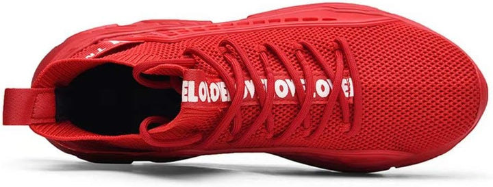 FUSHITON Herren Turnschuhe atmungsaktive Sportschuhe Leichte Freizeitschuhe lässig Strassenlaufschuh