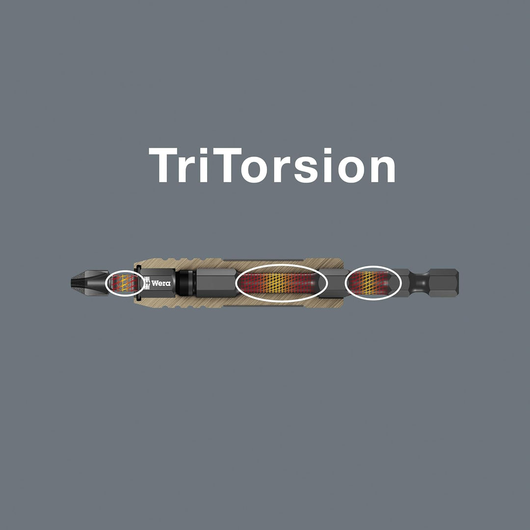Wera Bit-Sortiment, Bit-Check 6 Impaktor 1, 6-teilig, 05057695001 Bit-Check 6 Impaktor 1 Single, Bit