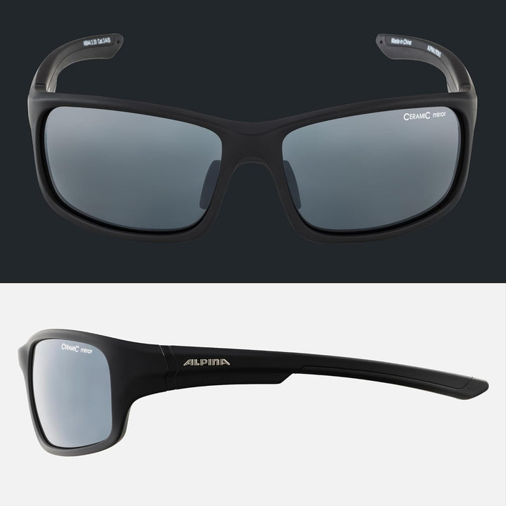 ALPINA LYRON S - Verspiegelte und Bruchsichere Sport- & Fahrradbrille Mit 100% UV-Schutz Für Erwachs