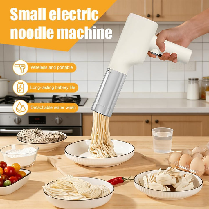 CEWROM Nudelmaschine Elektrische Handheld, Automatische Handheld Noodle Maker, Nudelmaschine Tragbar