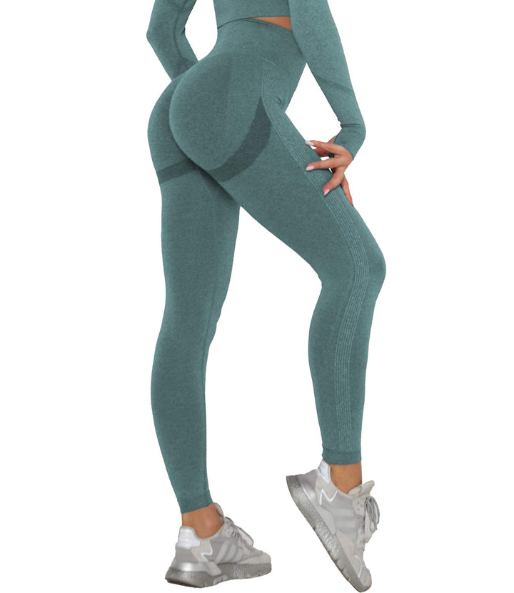 Scrunch Butt Sport Leggings Für Damen, High Waist Blickdicht Po Push Up Booty Leggings für Sport &amp; A